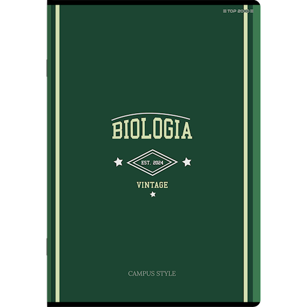 Zeszyt A5/60k kratka TOP-2000 Biologia