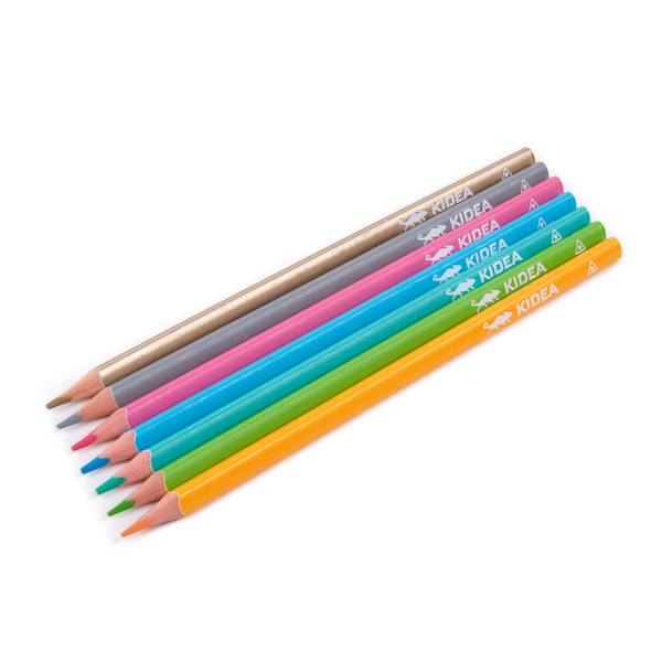 Kredki pastel. trój. w metal. pud. 36 kol. Kidea
