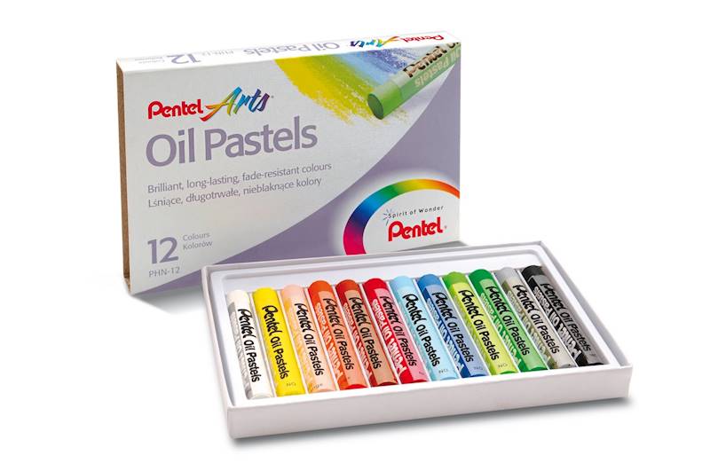 Pastele olejne Pentel 12 kol.