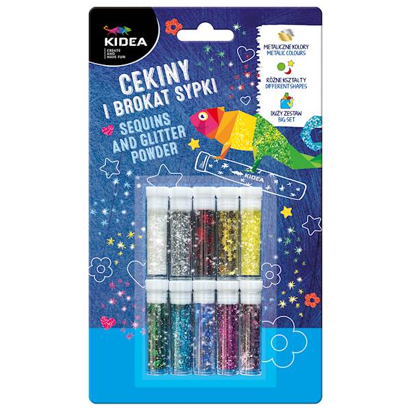 Cekiny i brokat sypki Kidea