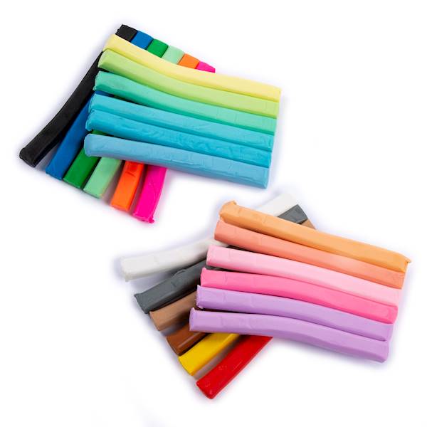 Plastelina pastelowa 24 kolory Kidea