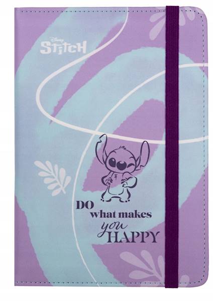 Notes A5/80 z gumką Stitch w linię