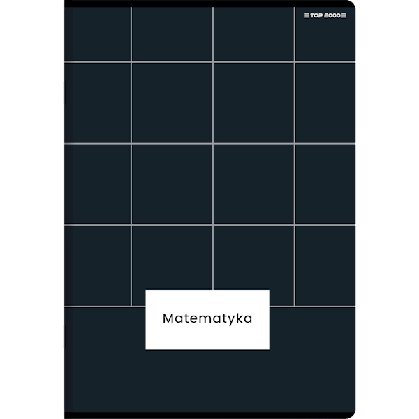 Zeszyt A5/60k kratka TOP-2000 Matematyka