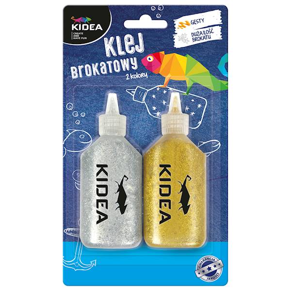 Klej brokatowy Kidea 2 kolory 40g
