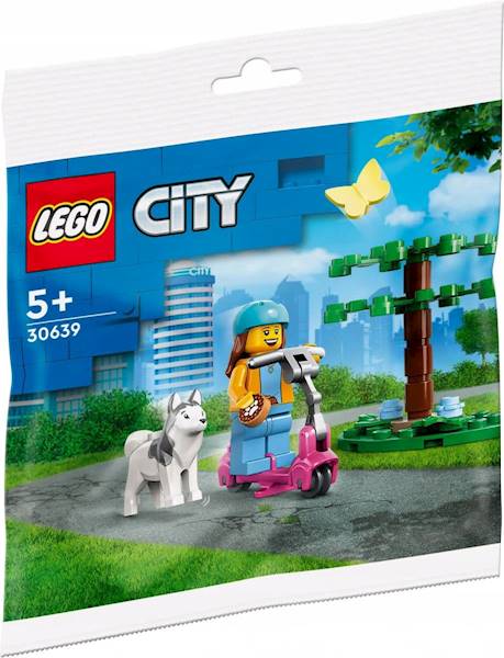 Lego City - Wybieg dla psów i hulajnoga