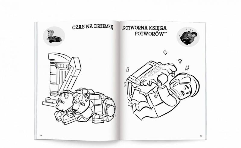 Kolorowanka z naklejkami Lego Harry Potter