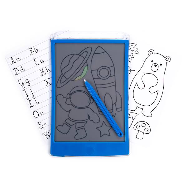 Przezroczysty tablet LCD Kidea niebieski