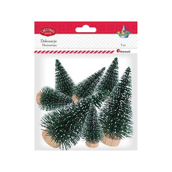 Dekoracje Titanum choinki 7 szt. 