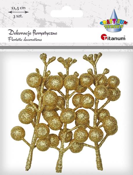 Dekoracje florystyczne Titanum 3 szt winobluszcz
