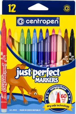 Flamastry Centropen Perfect 12 kolorów