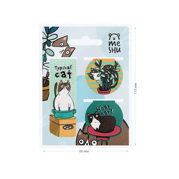 Magnetyczne zakładki do książek Meshu Juicy Cat