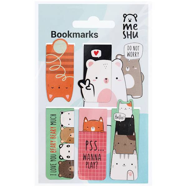 Magnetyczne zakładki do książek Meshu Beary Beary 