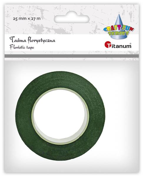 Taśma florystyczna Titanum 25mm x 27m