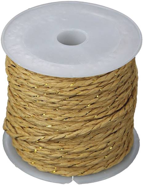 Sznurek papierowy Titanum brązowy 2mm x 10m