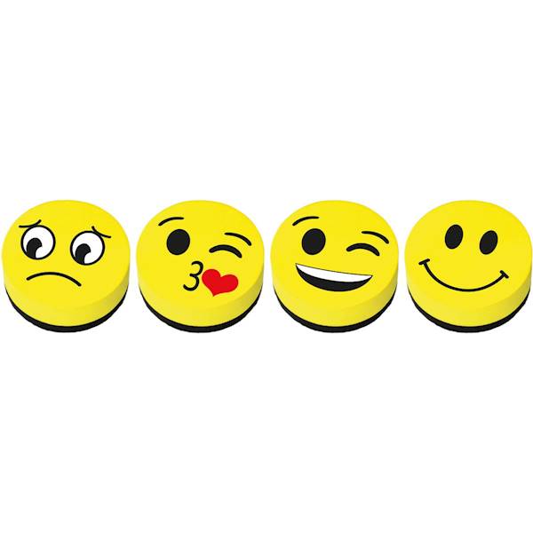 Gąbka magnetyczna do tablic Titanum emoji