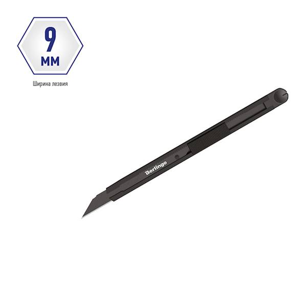 Nóż do papieru Berlingo Double black 9mm