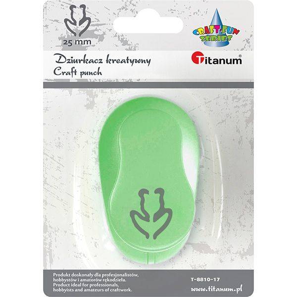Dziurkacz ozdobny Titanum 25mm tulipan 