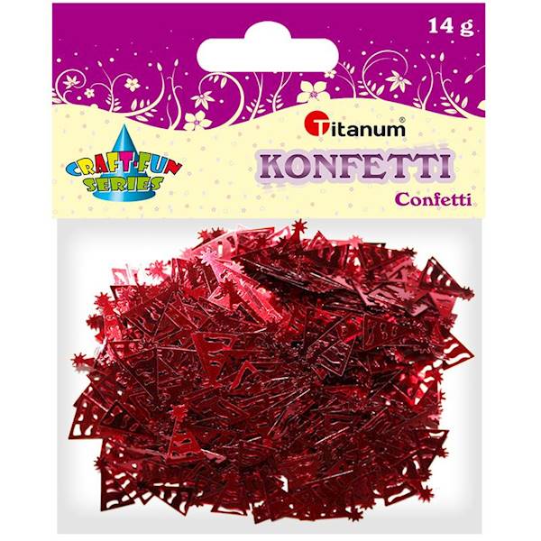 Konfetti Titanum 14g czapki świąteczne 