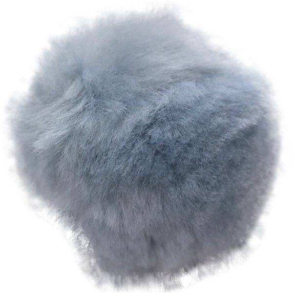 Pompony akrylowe Titanum 45 szt. szare