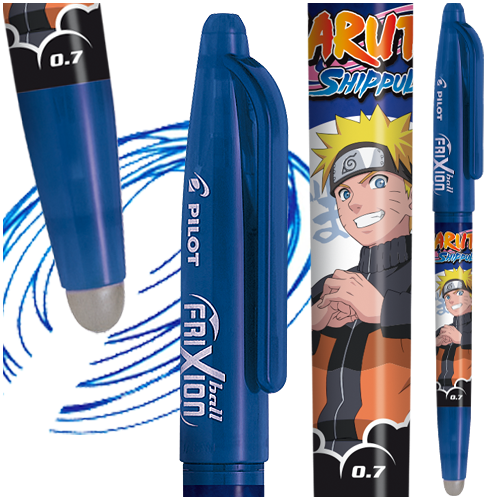 Pióro wymazywalne Pilot Frixion Naruto niebieskie