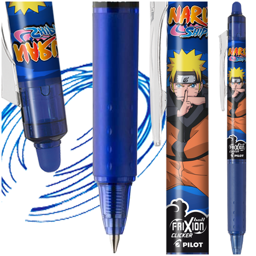 Pióro wymaz. aut. Pilot Frixion Naruto niebieskie