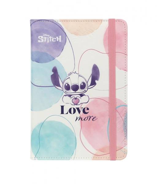 Notes A5/80 z gumką Stitch w linię