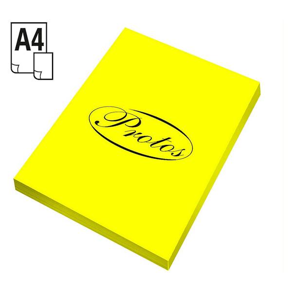 Papier ksero A4 Protos 75g żółty fluo