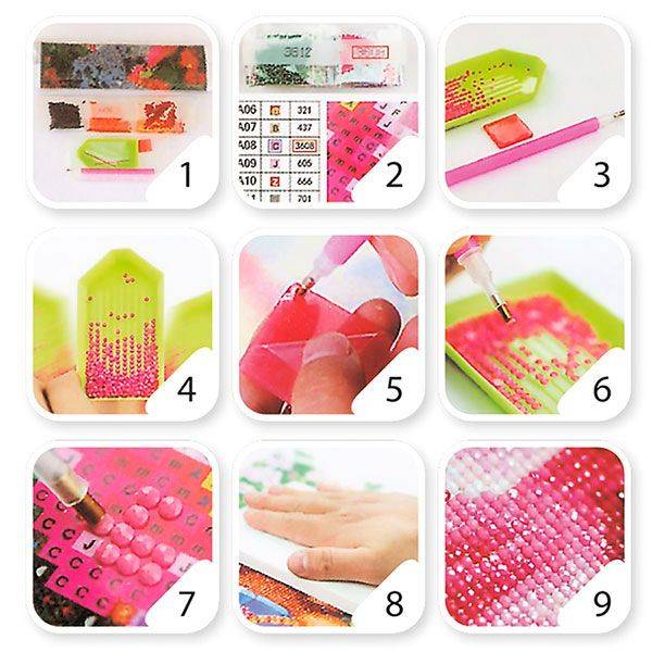 Diamentowa mozaika Flamingo 30x40cm Pies i kot