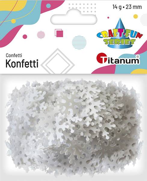 Konfetti Titanum 14g płatki śniegu