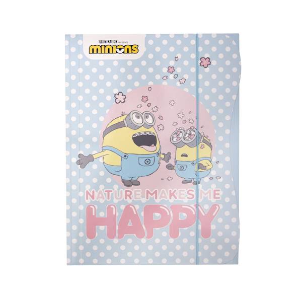 Teczka z gumką A4 Minionki Kids
