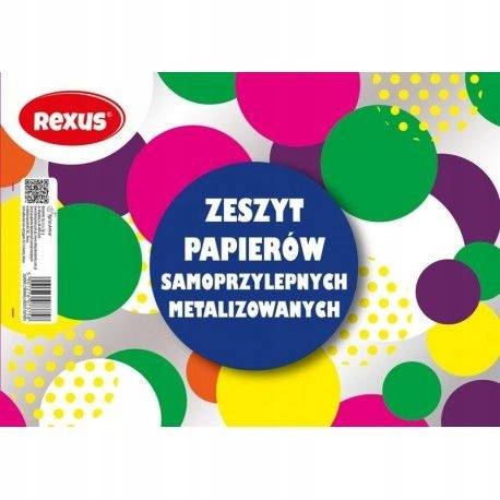 Zeszyt papierów metal. samoprzyl. A5 Beniamin