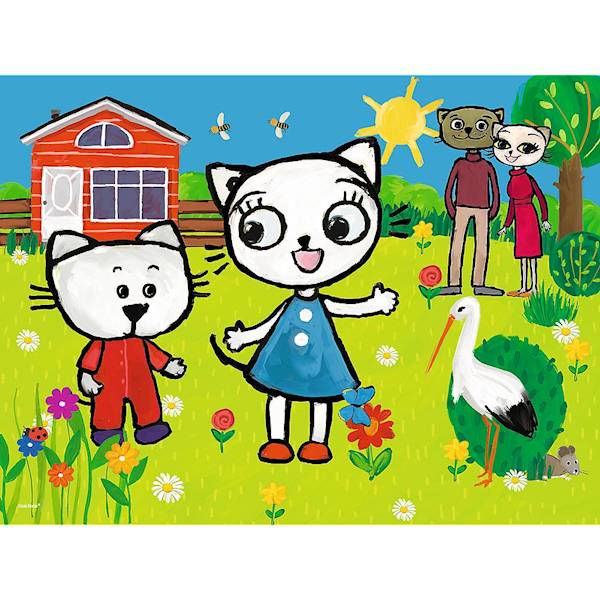 Puzzle Trefl Przygody Kici Koci 30 el.