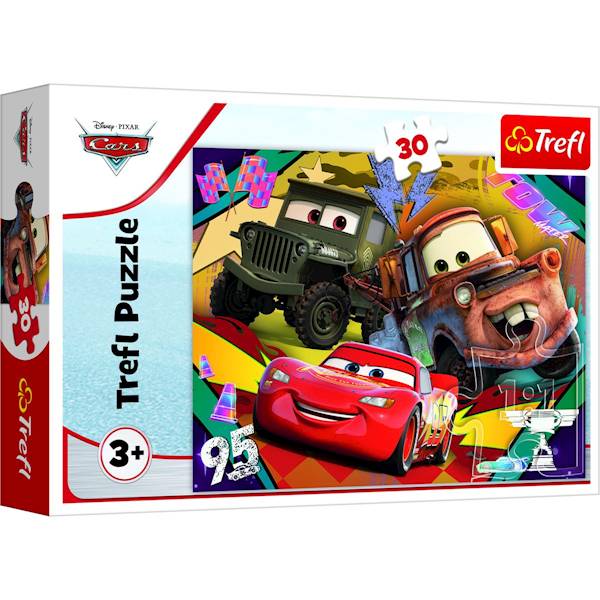 Puzzle Trefl Auta Rozpędzone samochody 30 el.