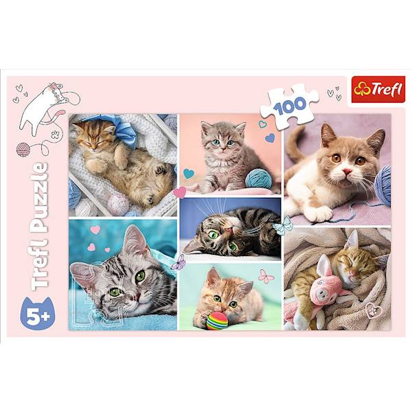 Puzzle Trefl W kocim świecie 100 el.