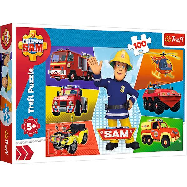 Puzzle Trefl Strażak Sam 100 el. 