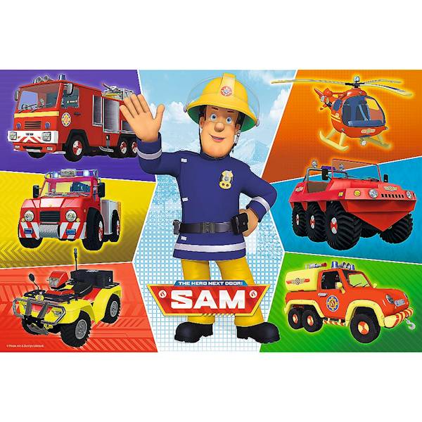Puzzle Trefl Strażak Sam 100 el. 