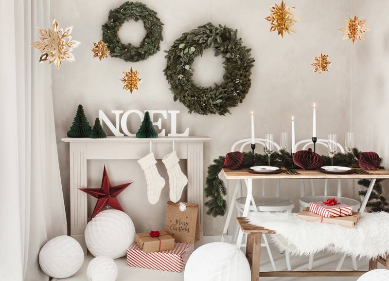 Torebki na prezenty Partydeco Merry Christmas 3szt