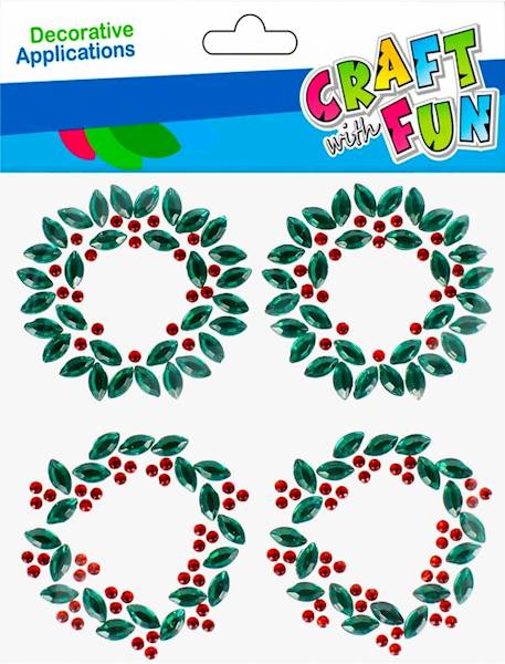 Kryształki samoprzylepne Craft With Fun wieńce