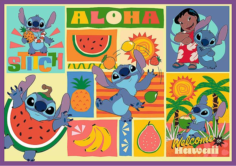 Puzzle Trefl Lilo I Stitch 4w1 