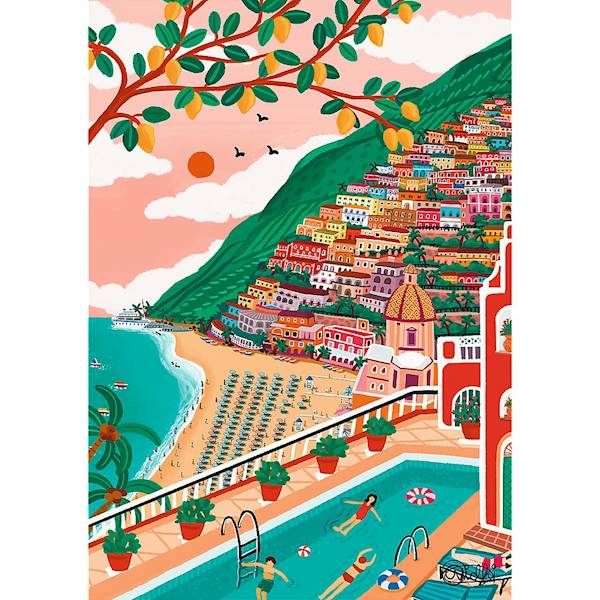 Puzzle Trefl Art Positano Włochy 1000 el. 