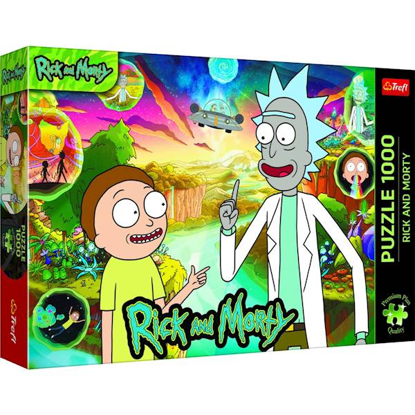 Puzzle Trefl Premium Plus Rick i Morty 1000 el.