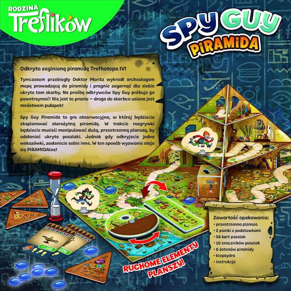 Gra planszowa spy Guy Piramida