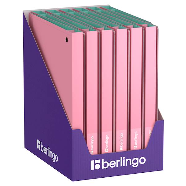Segregator Berlingo A4/4R różowo-turkusowy