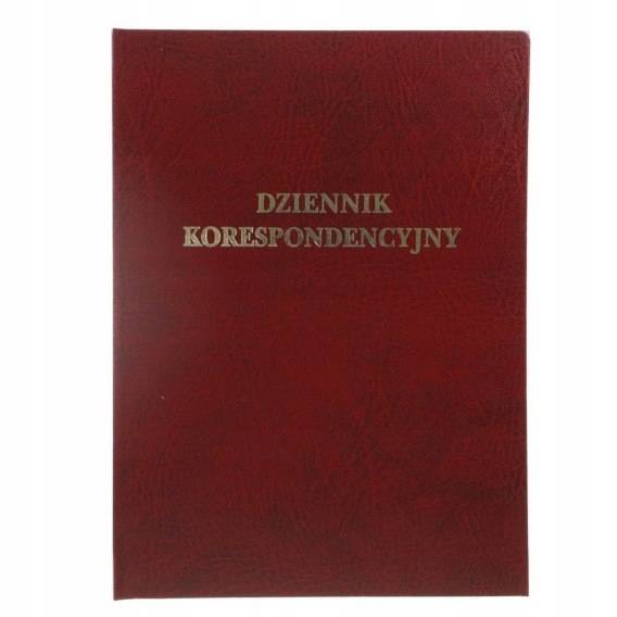 Dziennik korespondencyjny Barbara 96k. bordo