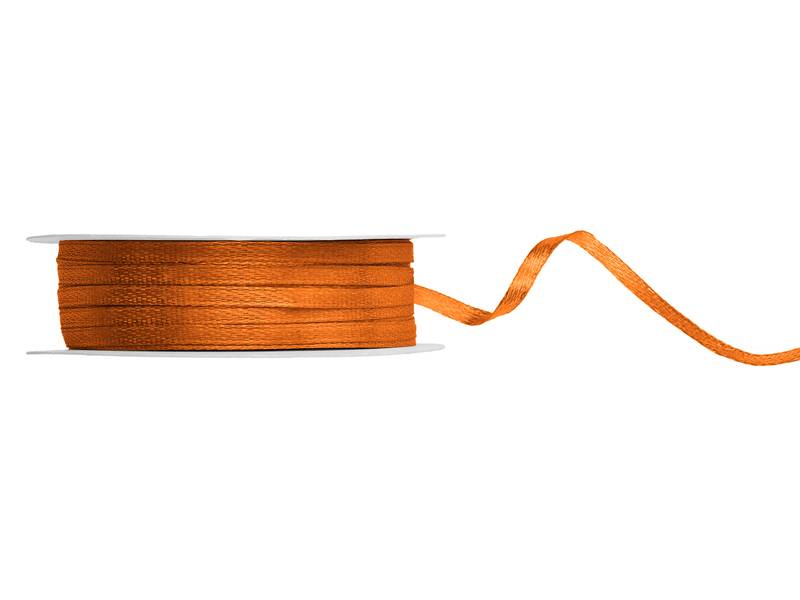 Wstążka satynowa rdzawa 3mm x 50m
