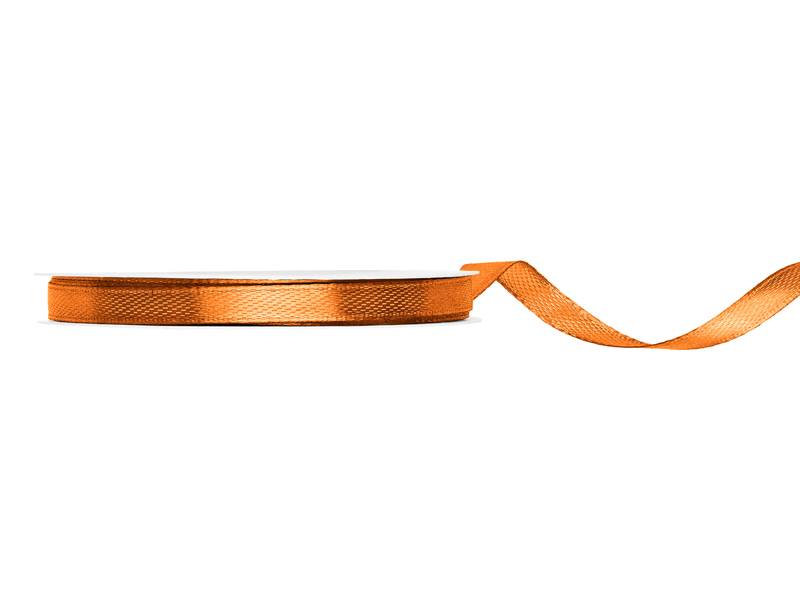 Wstążka satynowa rdzawa 6mm x 25m