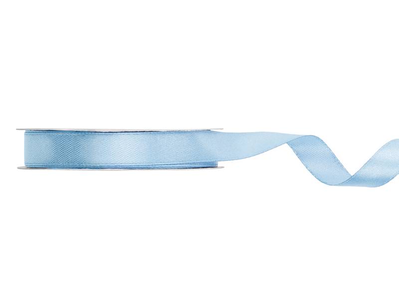 Wstążka satynowa j. mgl niebieski 12mm x 25m