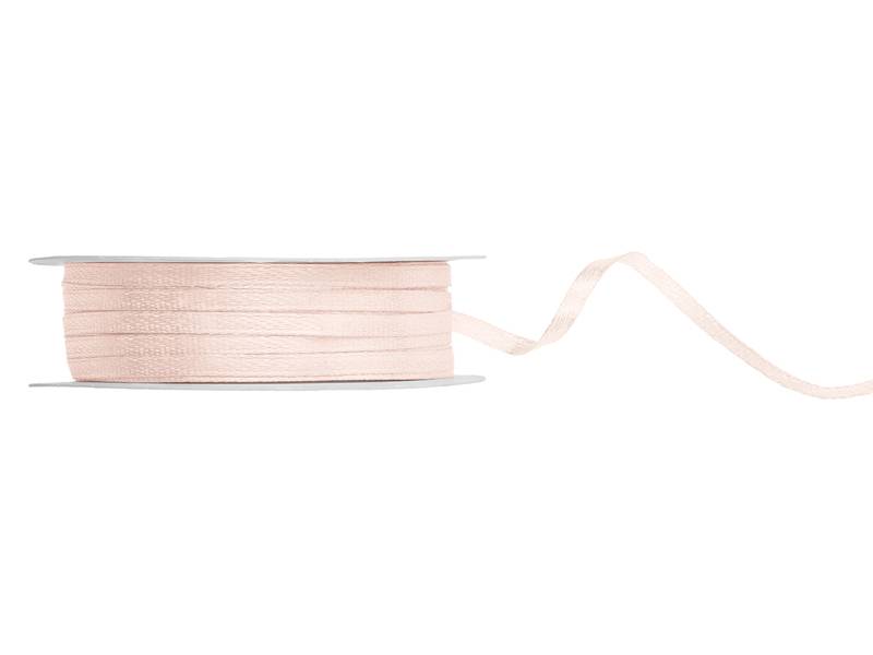 Wstążka satynowa złamana biel 3mm x 50m 