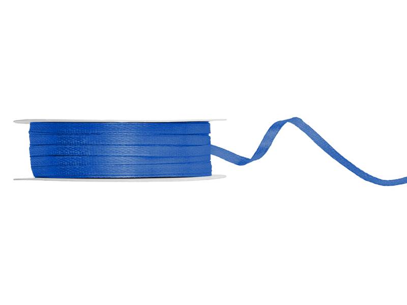 Wstążka satynowa królewski niebieski 3mm x 50m