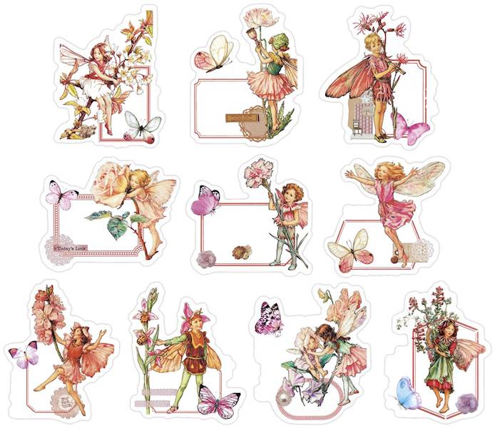 Naklejki foliowe Titanum 30 szt. Fairy Fantasy